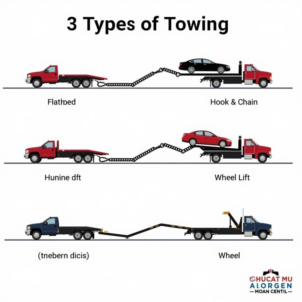 Different HPC Auto Towing Methods: Flatbed, Hook-and-Chain, Wheel-Lift