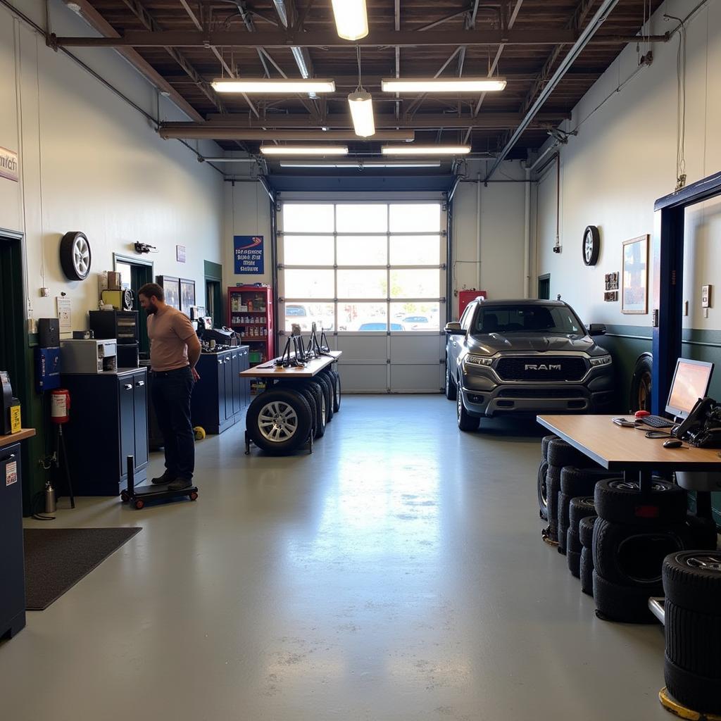 Direct Tire & Auto Service Service Bay