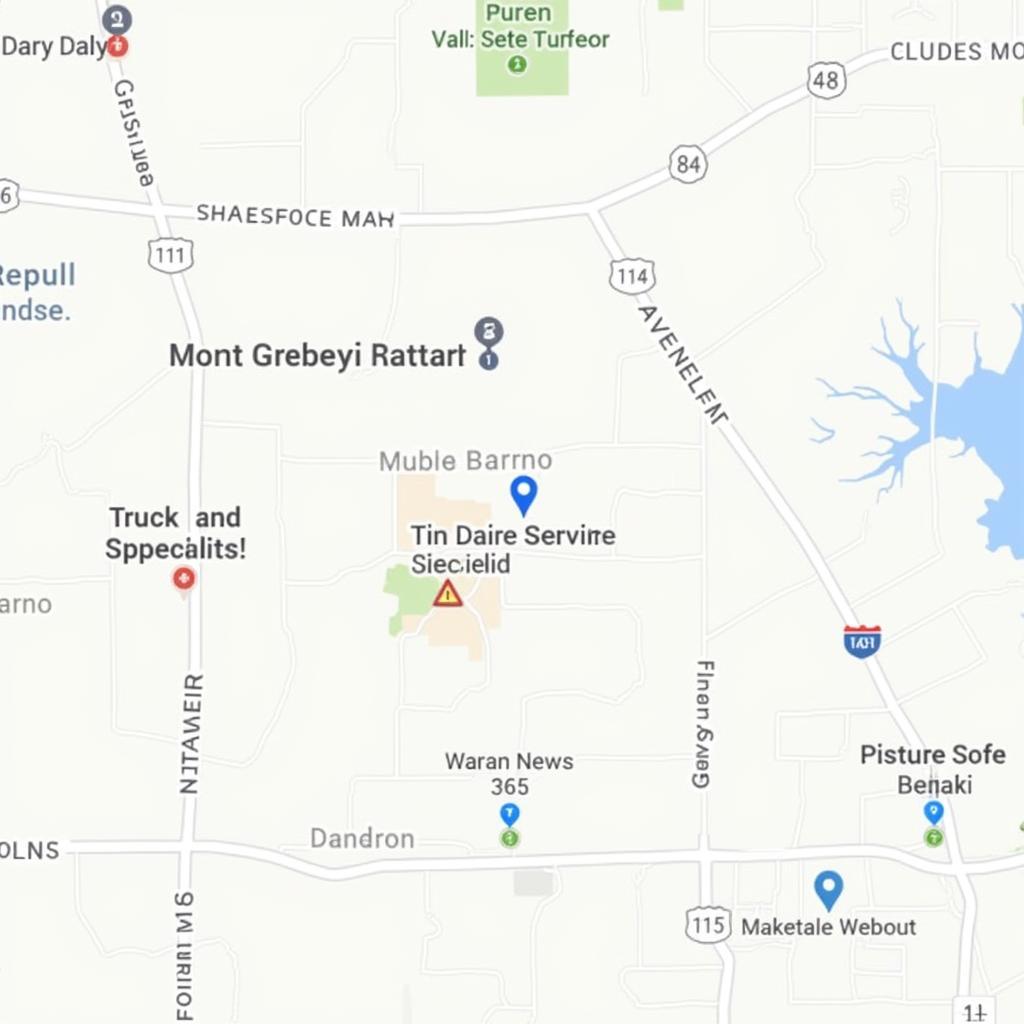 Dutton Auto Service Location Map