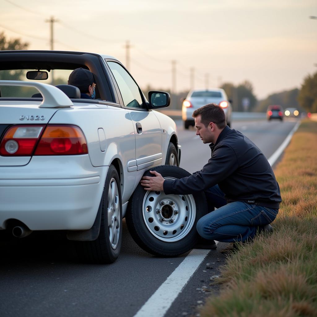 Flat Tire Roadside Assistance