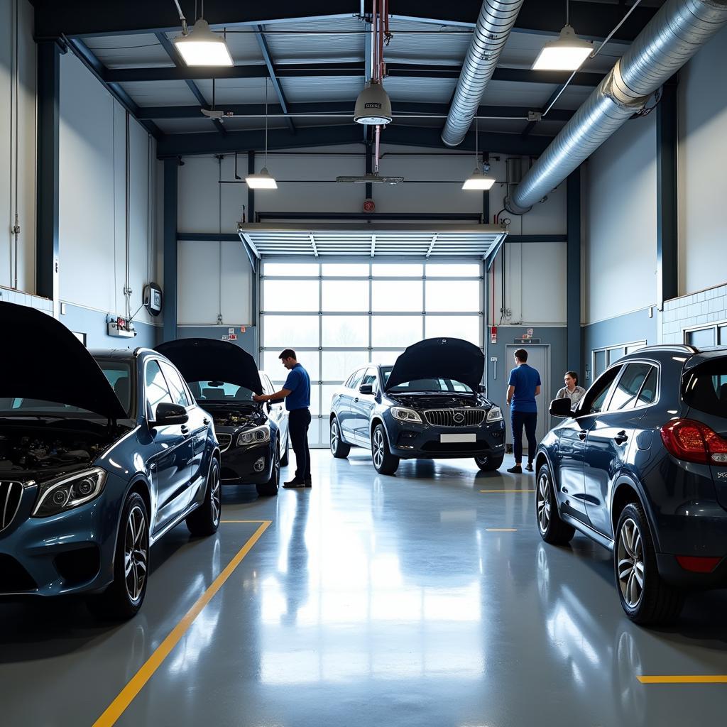 Modern Auto Service Garage in Exeter