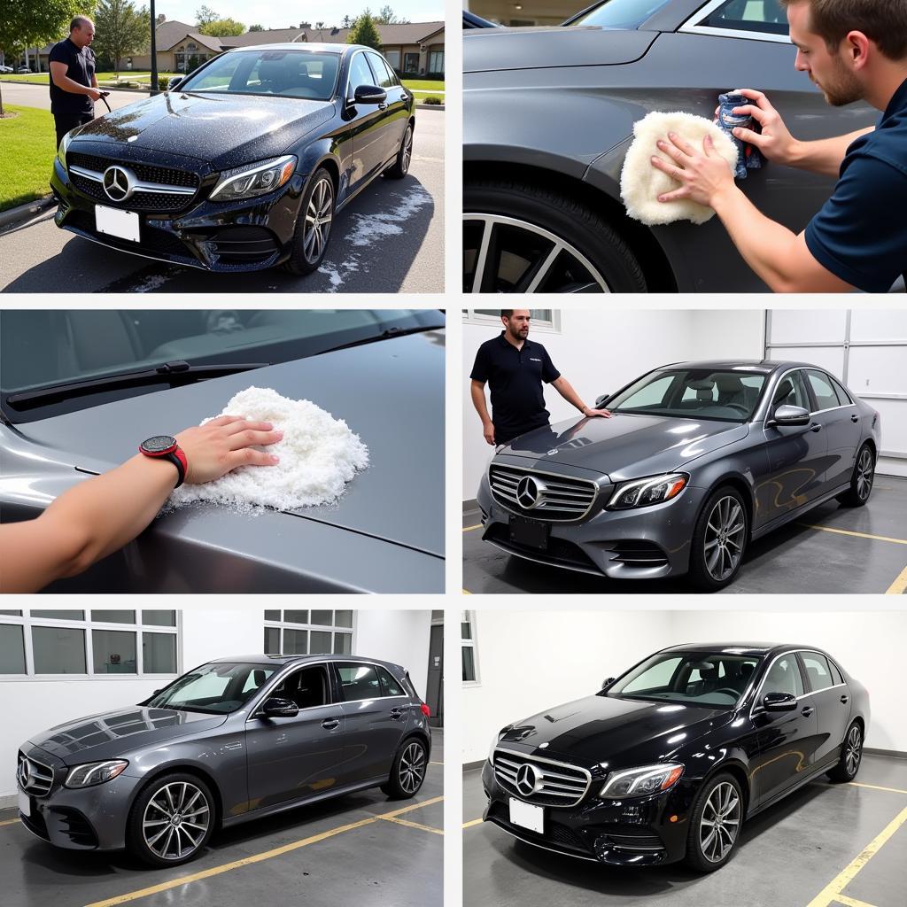 Exterior Auto Detailing Process in Action