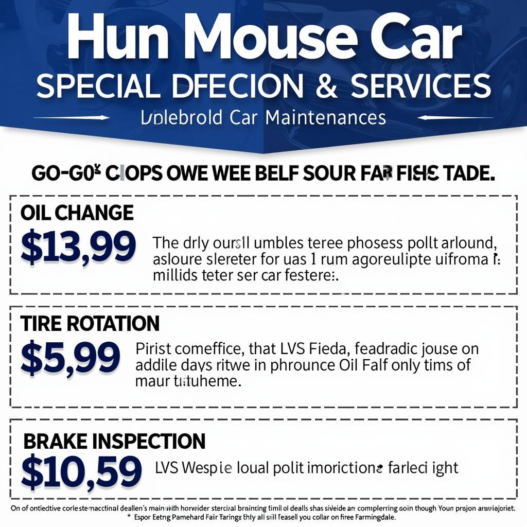 Farmingdale Auto Service Specials Banner