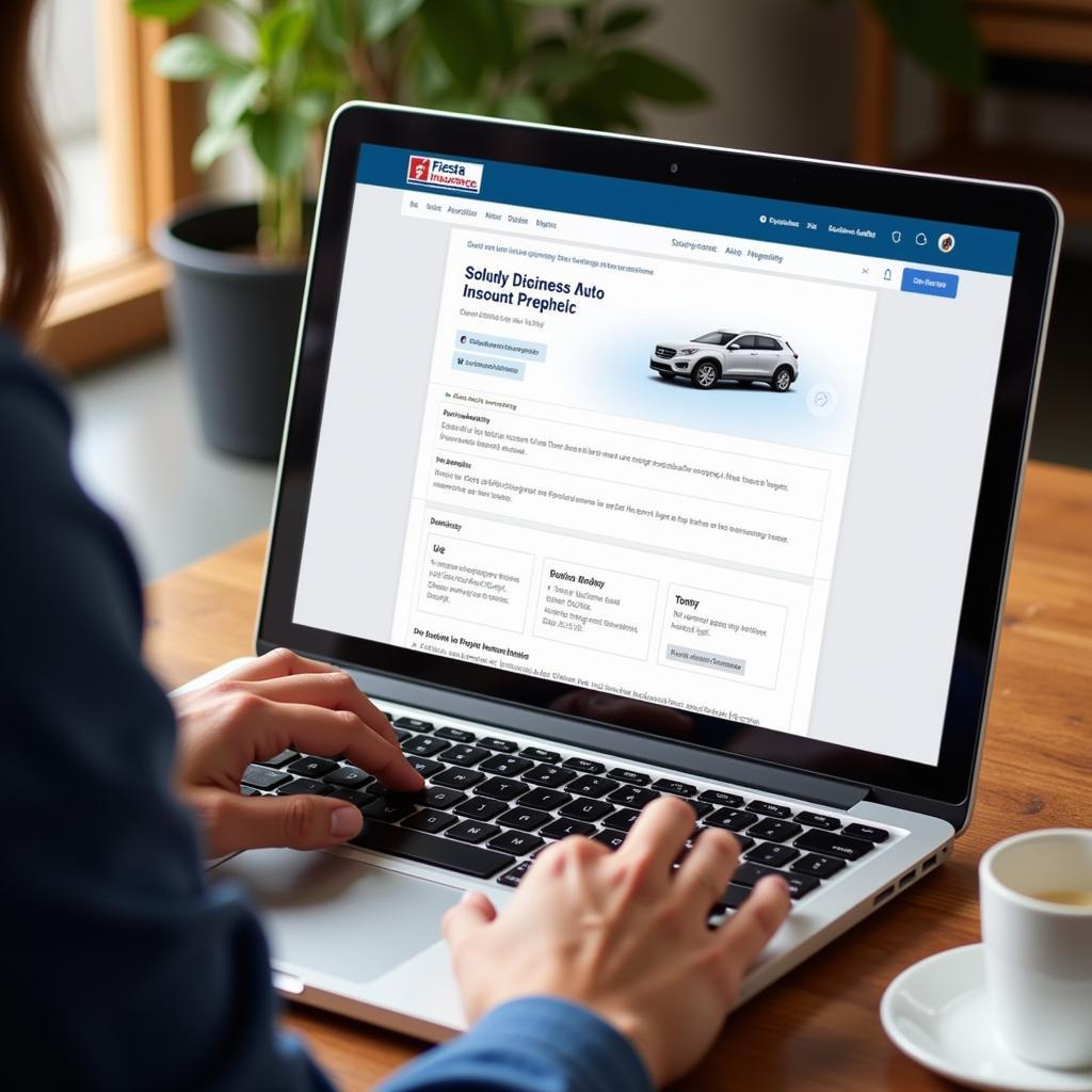 Using Online Resources for Fiesta Auto Insurance Customer Service