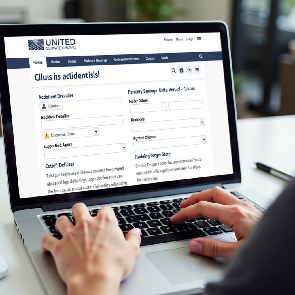 Filing a United Service Auto Insurance Claim Online