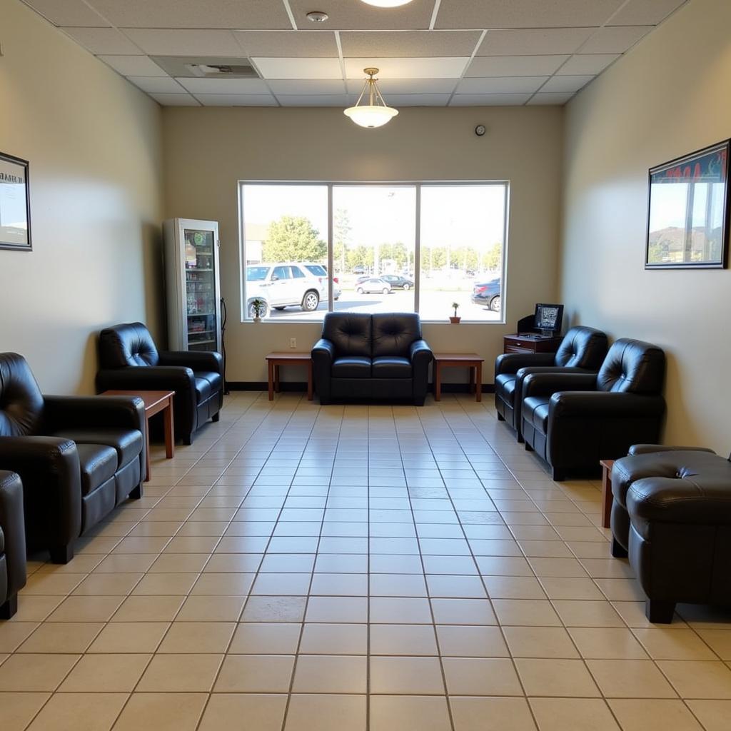 Comfortable Customer Waiting Area at Fitzgerald Auto Mall Service