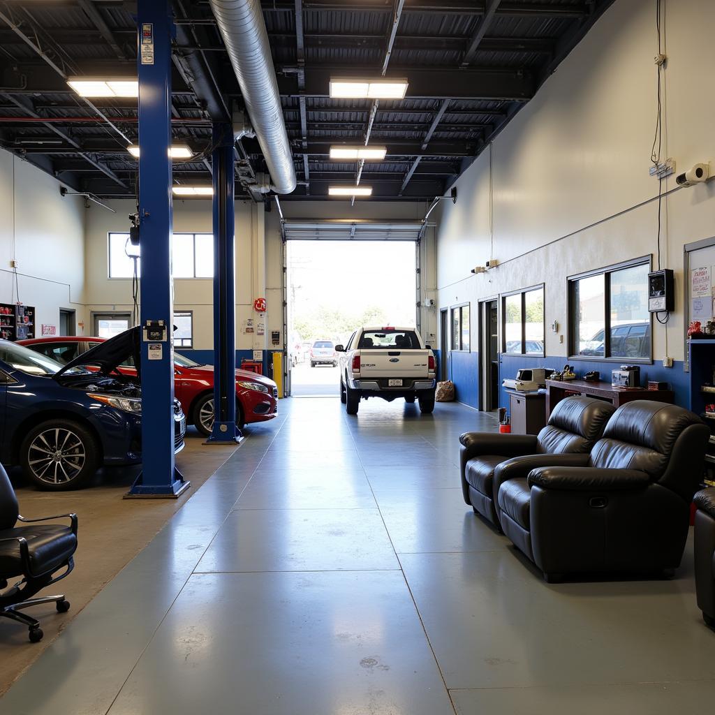 Inside an Auto Repair Shop in Fremont CA