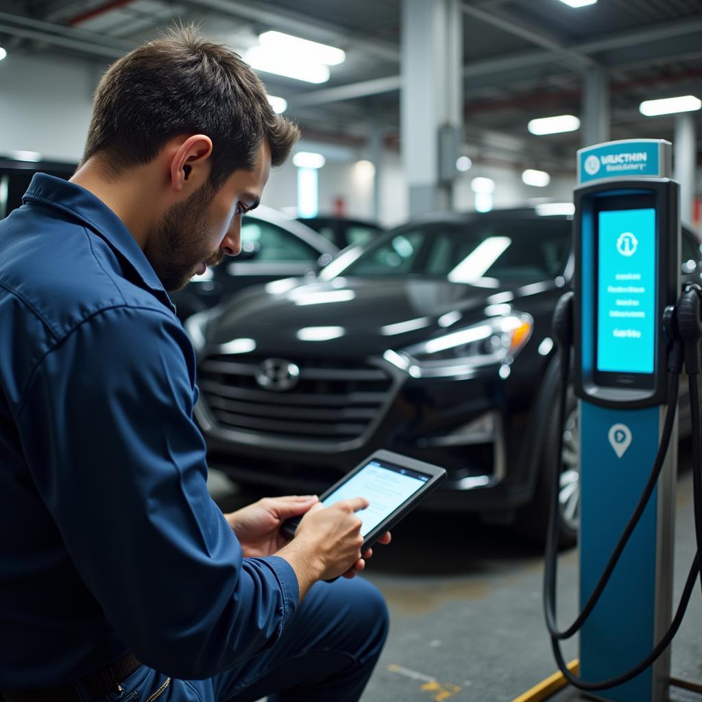 Future of Auto Service: Advanced Diagnostics, Electric Vehicles