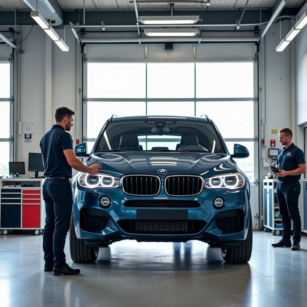 Modern German Auto Service Center Interior