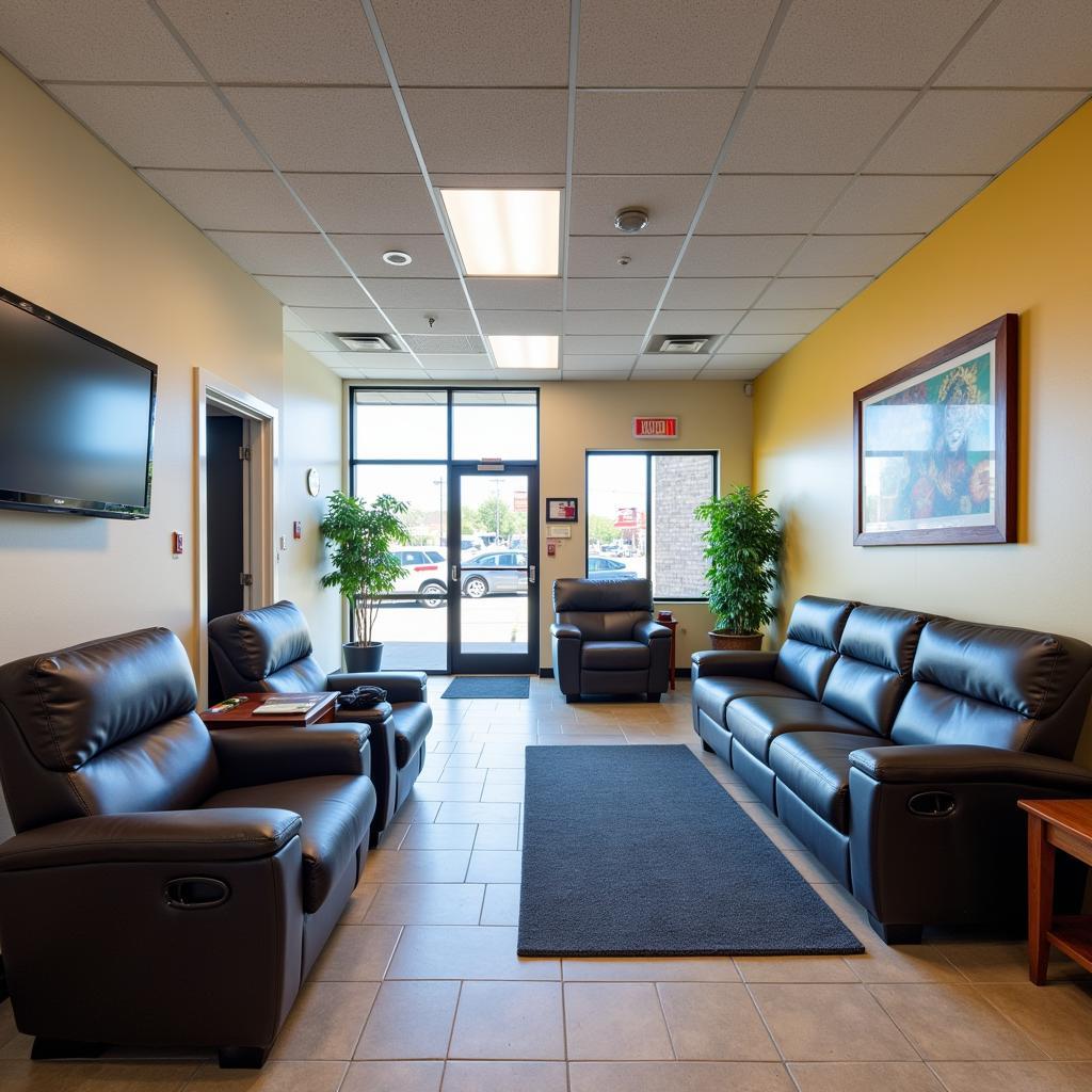 Goodyear Auto Service Waiting Area in Pearland TX