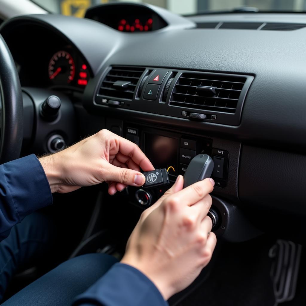 GPS Tracker Installation in Car