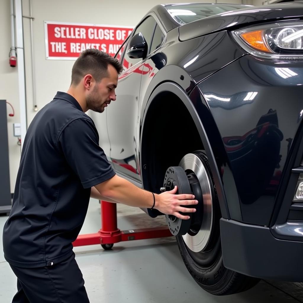 Gulfport Mechanic Checking Brakes Special