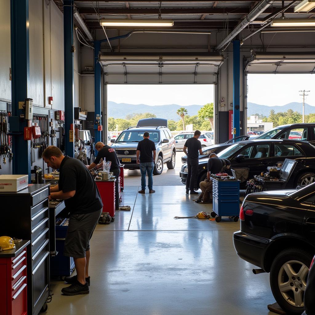 Hawaii Auto Repair Shop in Action