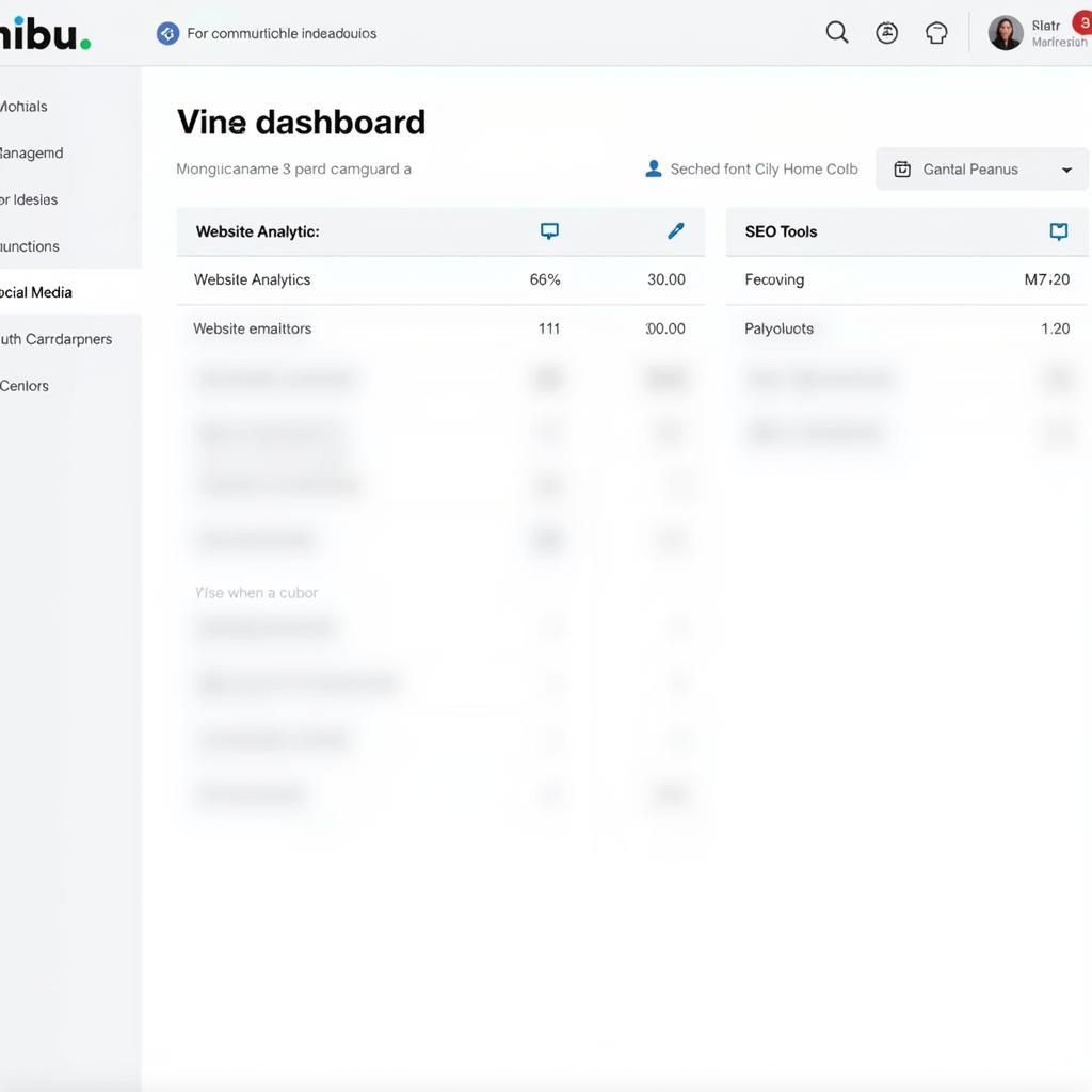 Hibu Auto Service Platform Dashboard