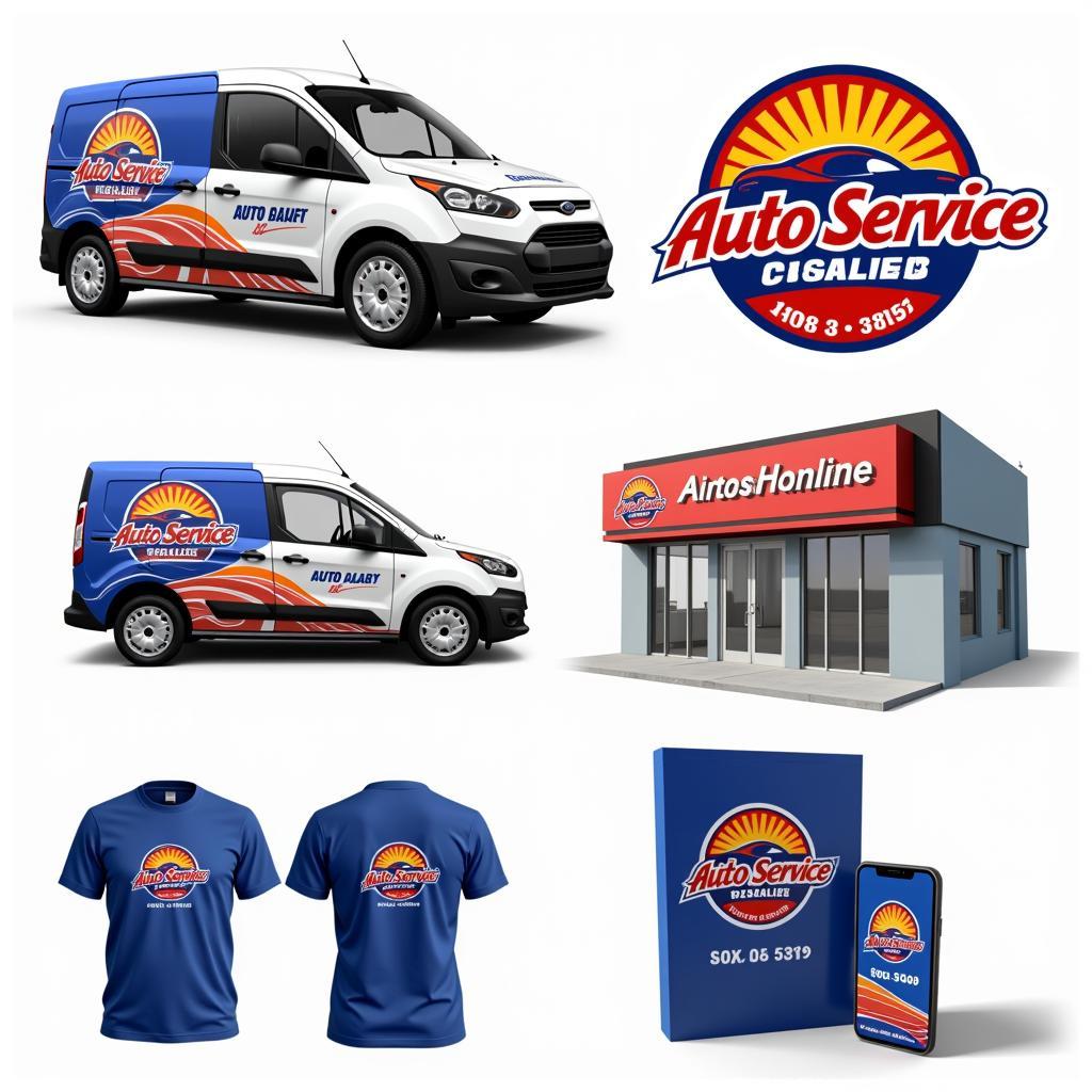 Impact of Auto Service Logo