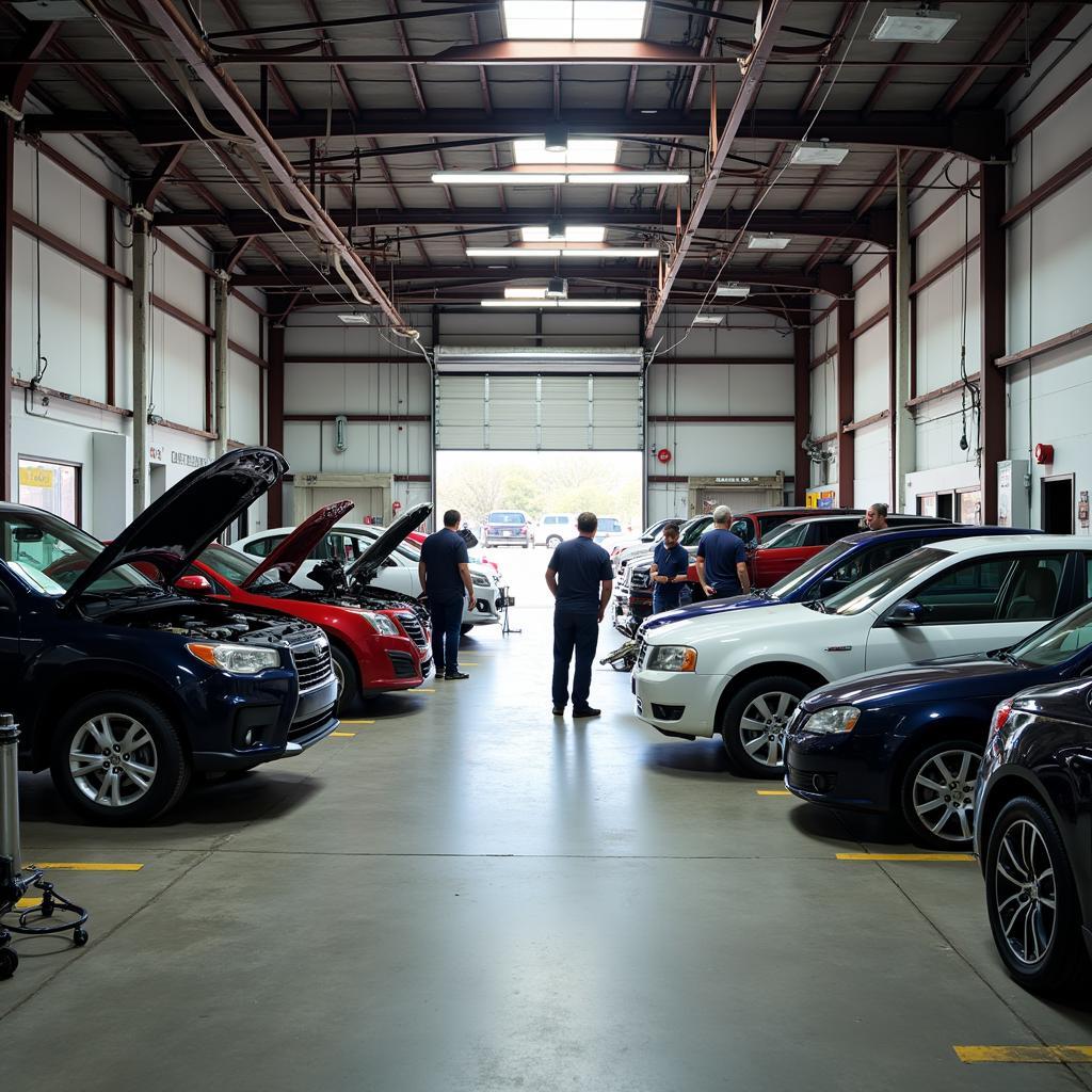 Irving TX Auto Repair Shop Mechanic Working