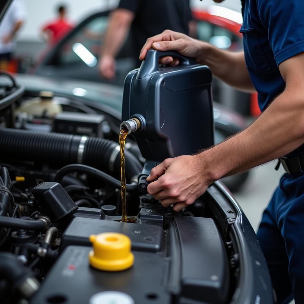 Oil Change Service at Jacobs Auto Service