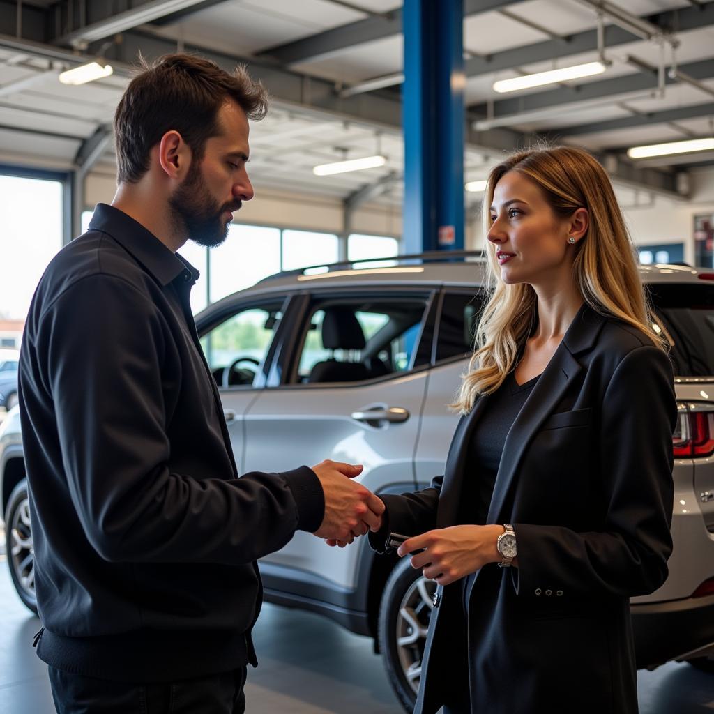 Jeep Service Center Selection