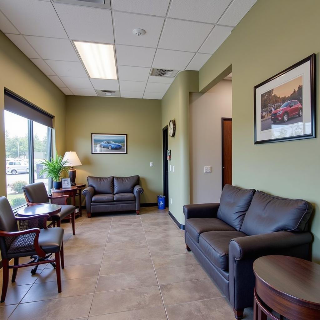 Comfortable Customer Waiting Area at Jeff Pohlman