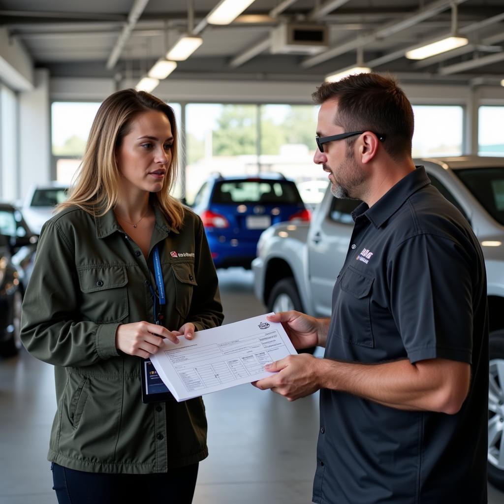 Jim Click Nissan Service Advisor Consultation