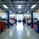 Modern and well-equipped JJS Auto Service Center facility