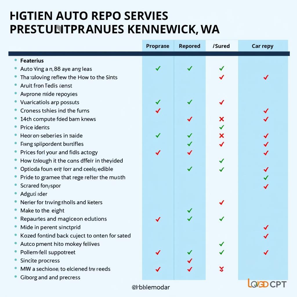 Comparing Auto Repo Services in Kennewick, WA