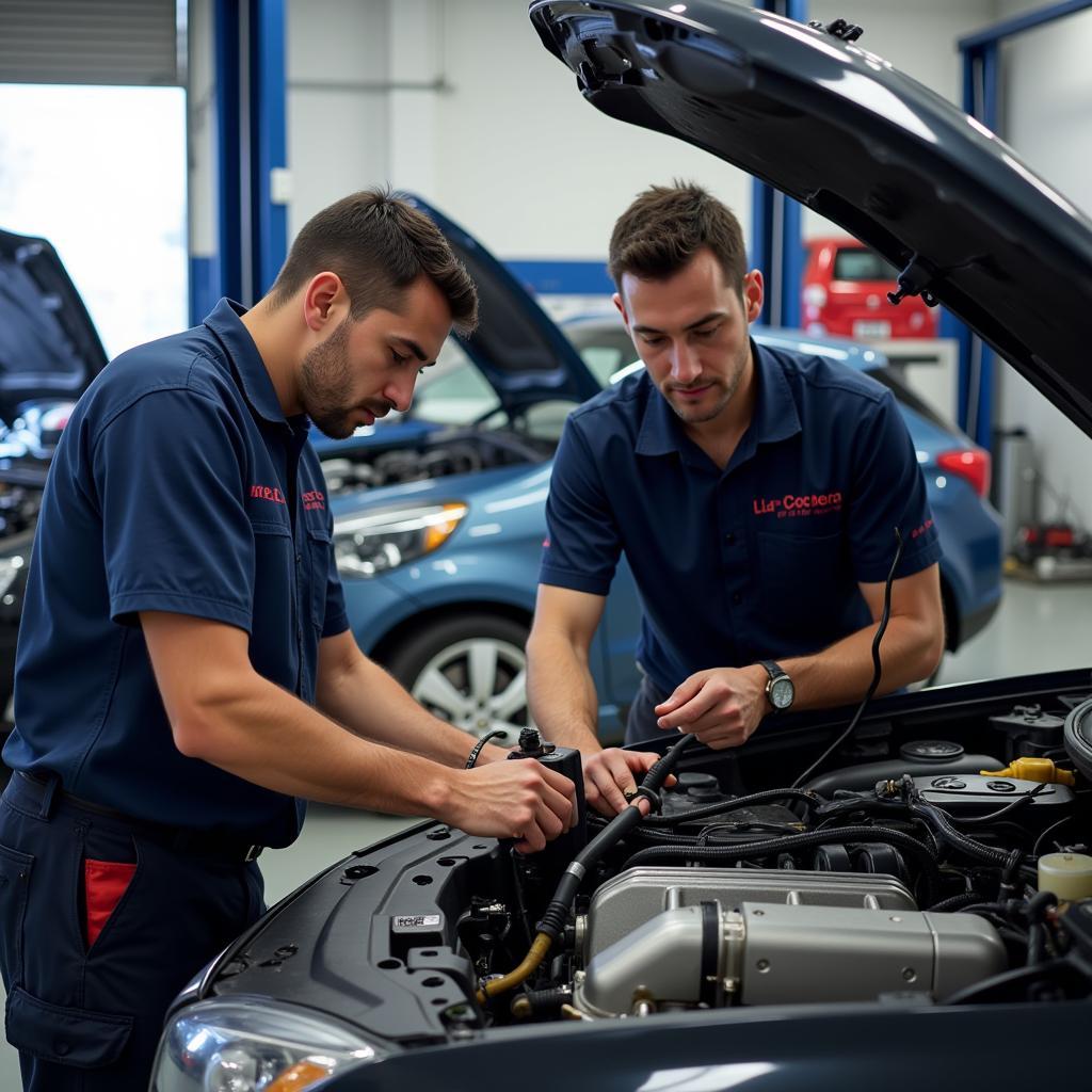 Expert Mechanics at La Cochera Auto Service