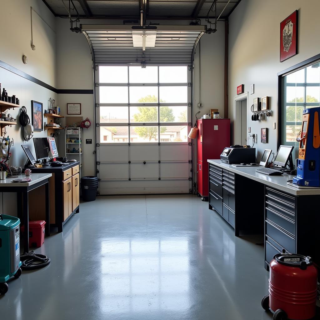 Inside a Laguna Niguel Auto Repair Shop