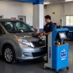 Modern Diagnostic Equipment at Lai's Auto Service Station