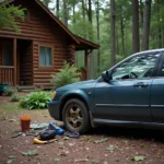 Common Car Troubles Near Log Cabins