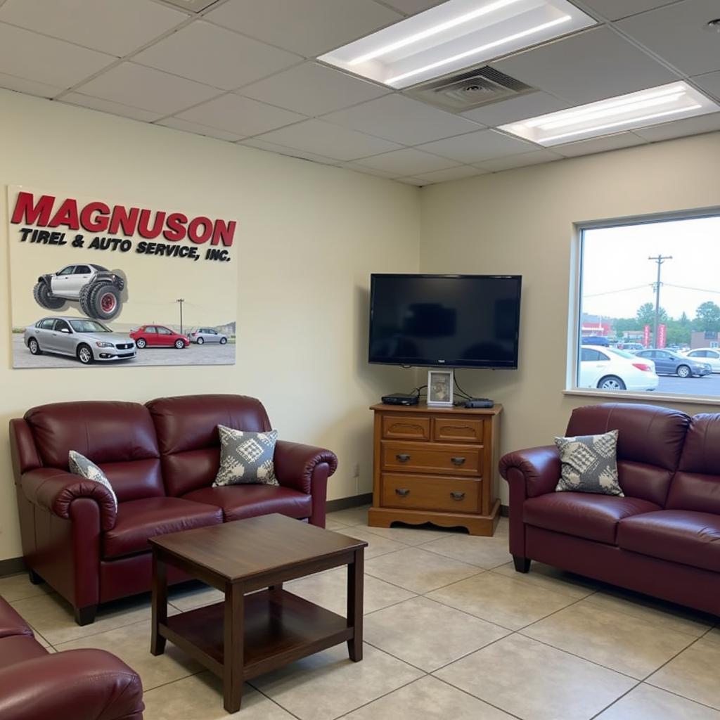 Magnuson Tire & Auto Service Customer Waiting Area