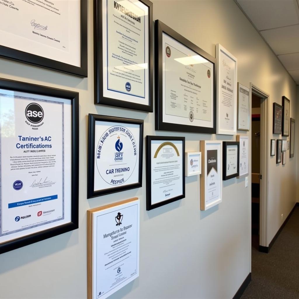 Marietta Auto Service Center Certifications