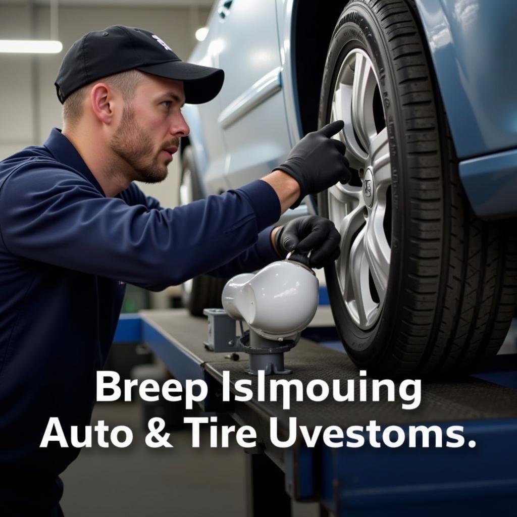 Mechanic Performing Oil Change on a Vehicle