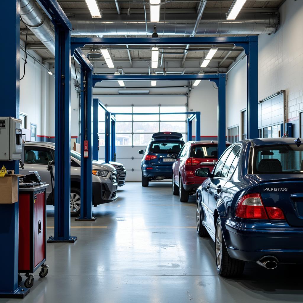 State-of-the-Art Auto Service Facility with Advanced Diagnostic Tools