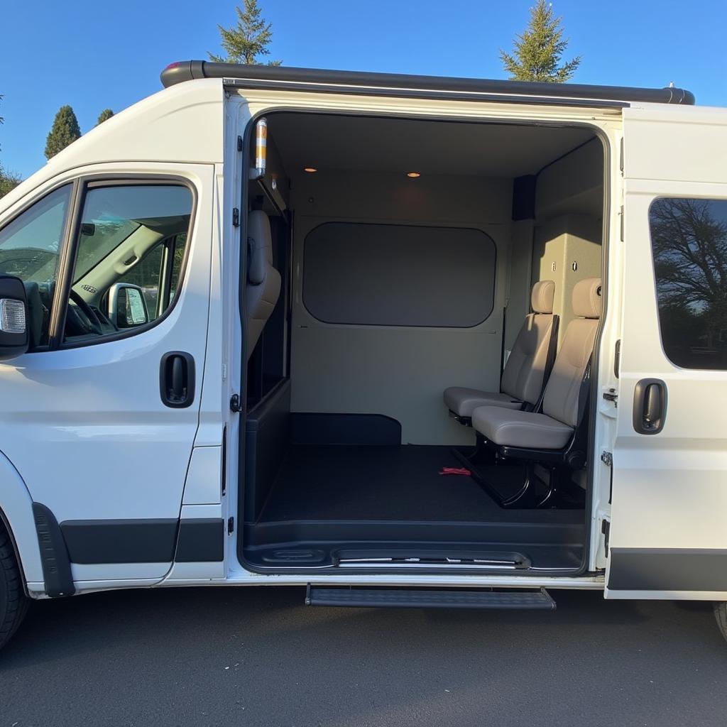 Modern and Comfortable Dealer Shuttle Van