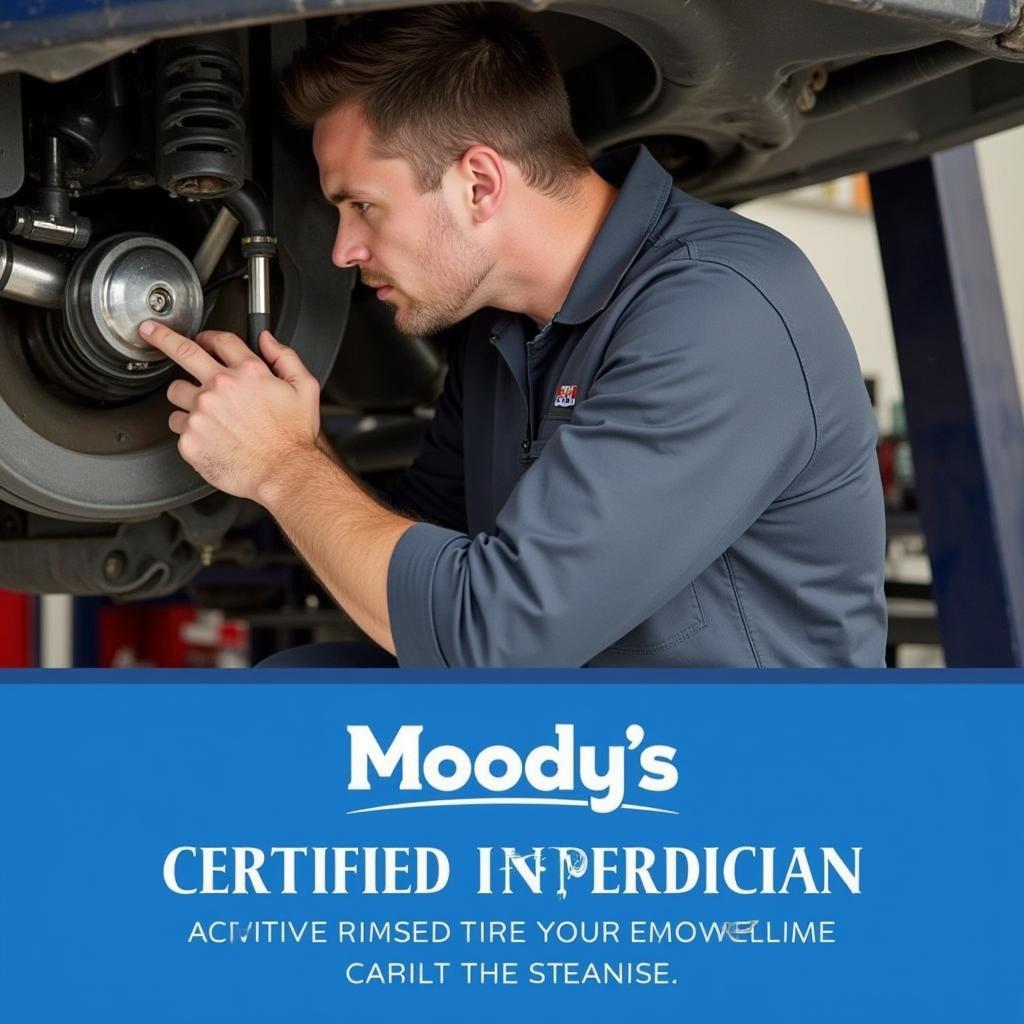 Experienced Technician at Moody's Tire & Auto Service