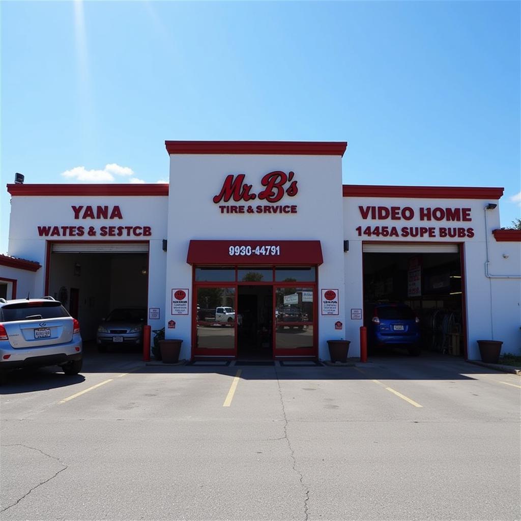 Mr. B's Tire & Auto Service Shop Front