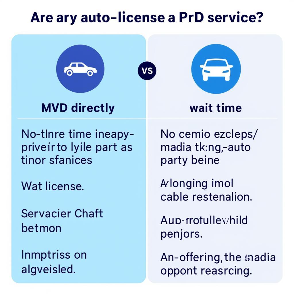 MVD vs Third-Party Auto License Services