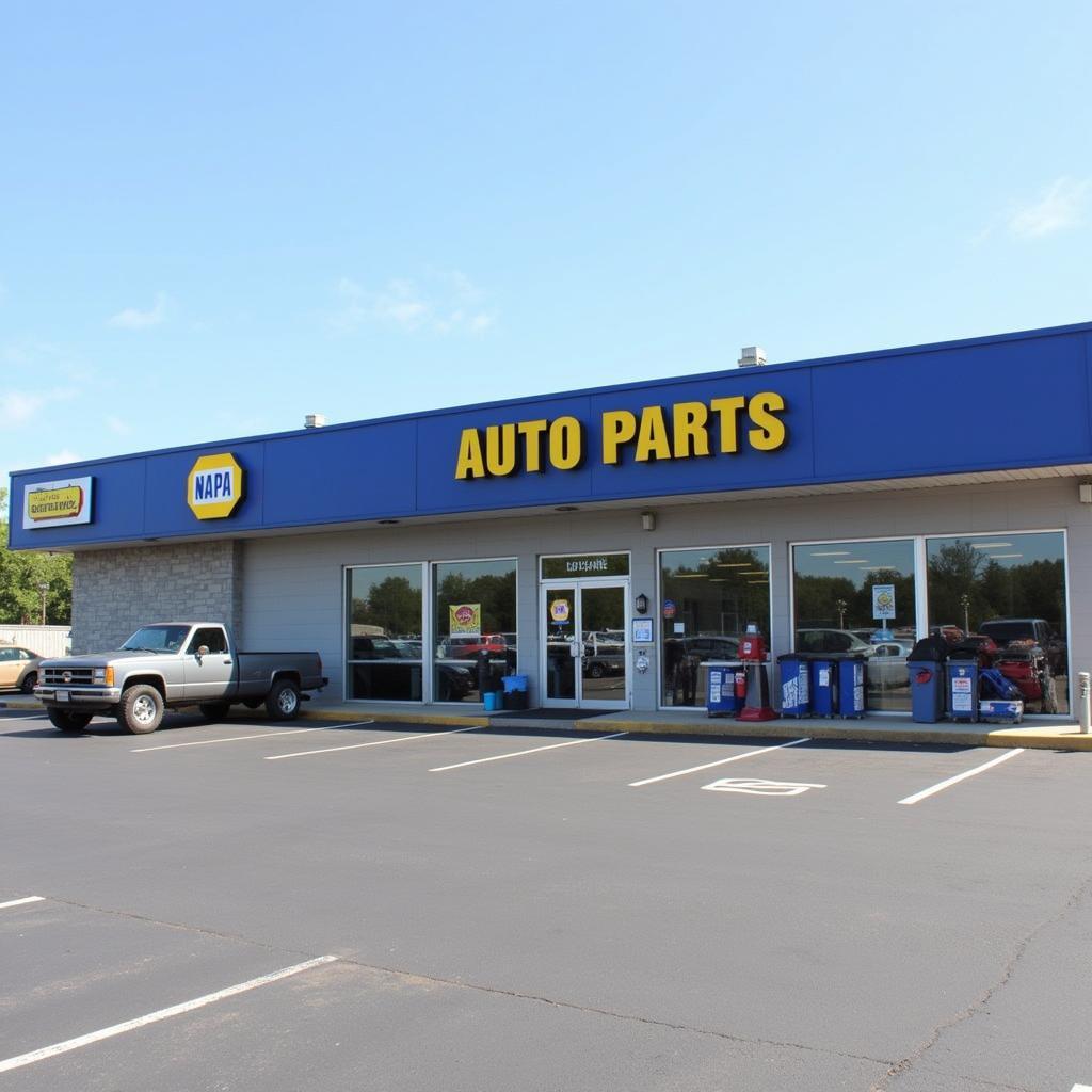 Napa Auto Parts storefront in Fayette