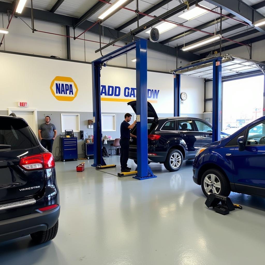 Napa Auto Service Center Repair Bay