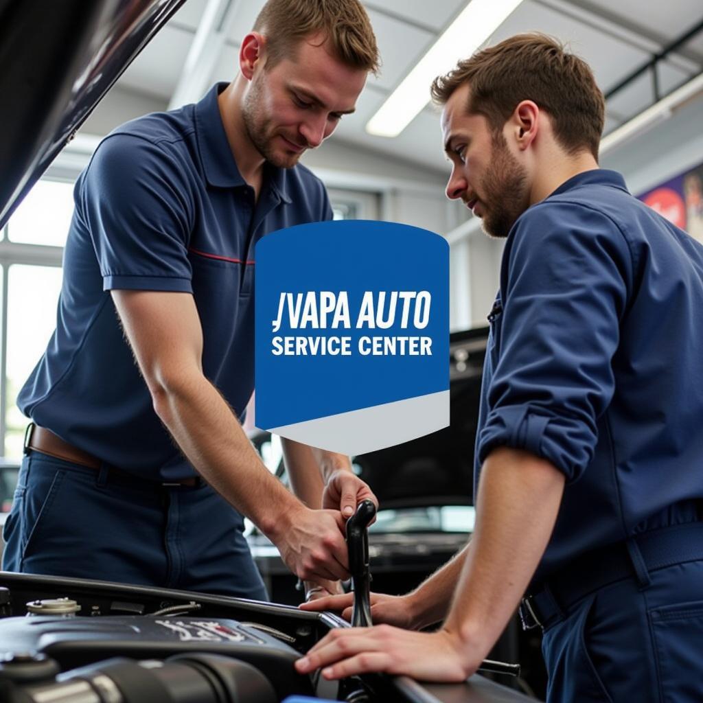 Napa Auto Service Center Technician Working