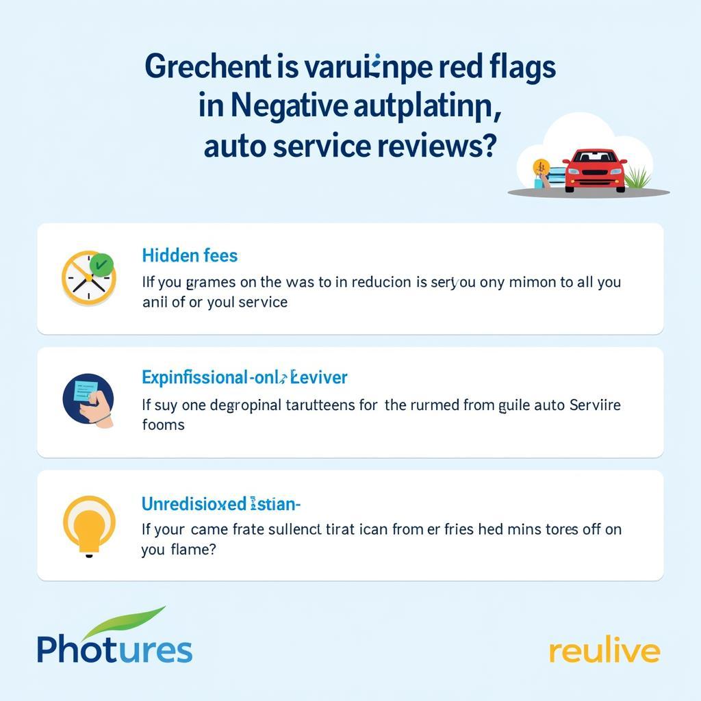 Red Flags in Negative Auto Service Reviews