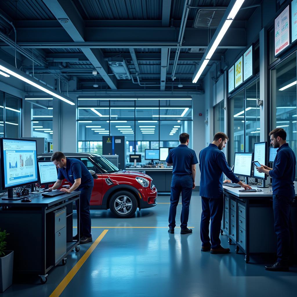 Modern Technology in New Image Auto Service Centers