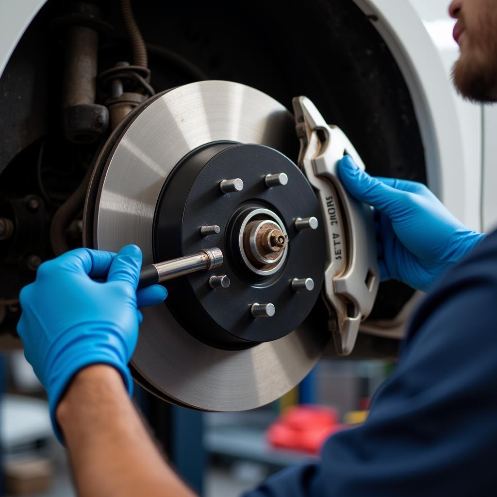 Brake Inspection at an Auto Service Center in O'Fallon IL