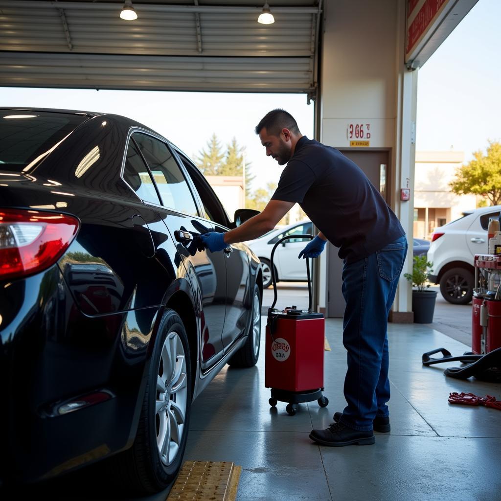 Quick and Efficient Oil Change at an Auto Express Service in Oceanside, CA