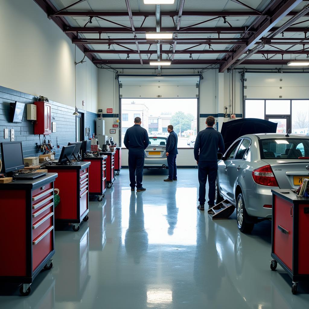 Modern and clean service center at Ogden Auto Sales LLC