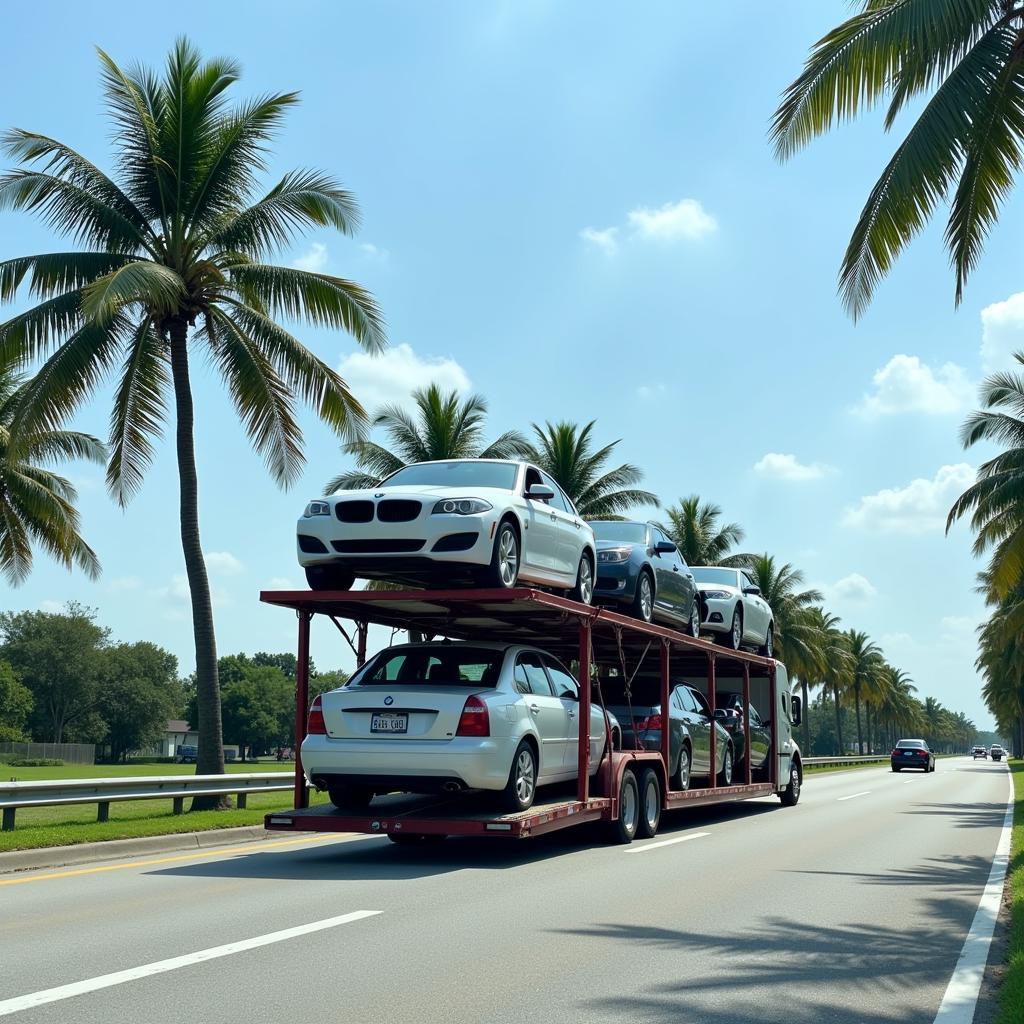 Open Car Transport in Florida