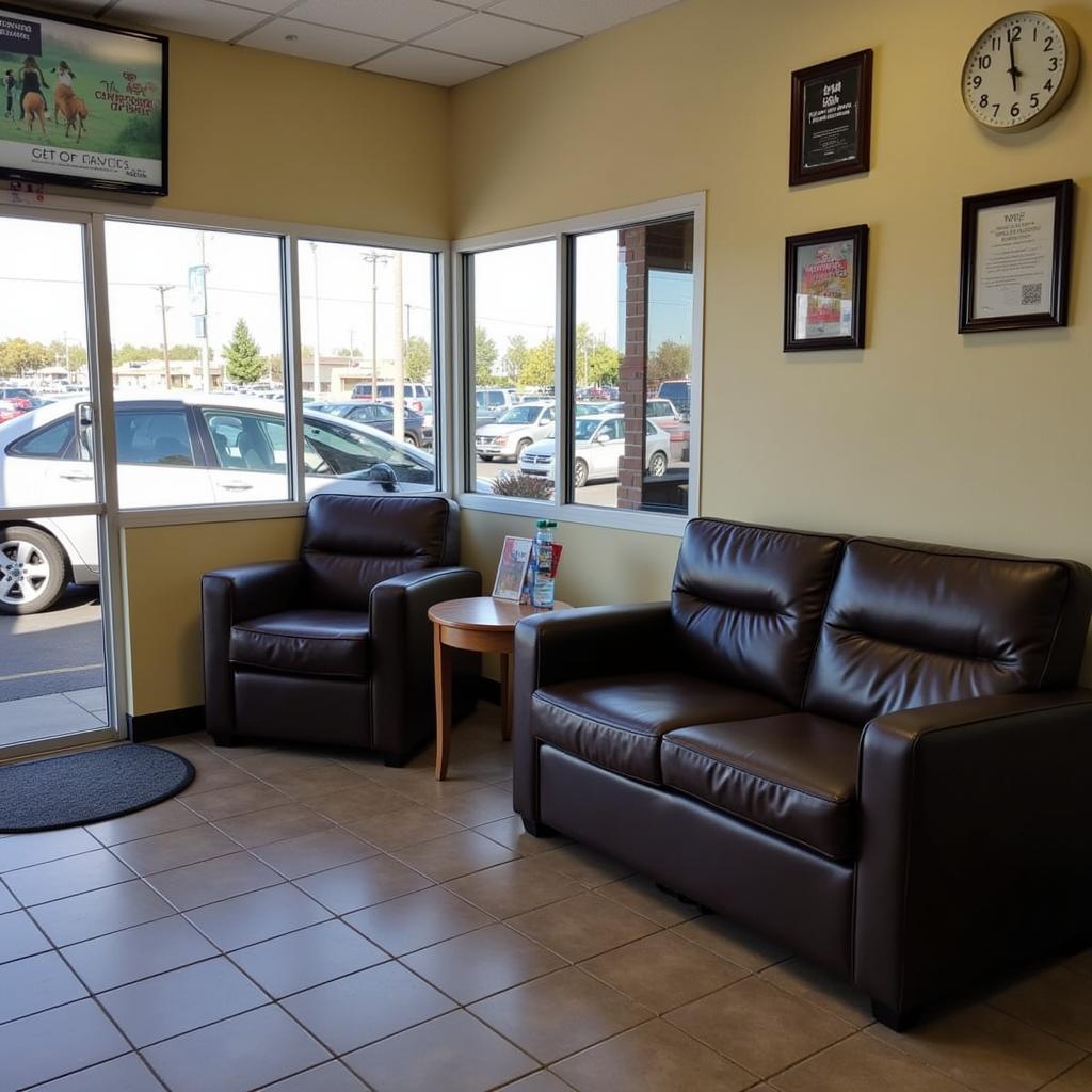 Comfortable Customer Waiting Area at Orozco's Auto Service