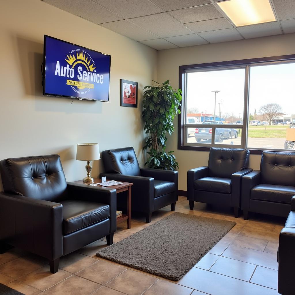 Paradise Tire Auto Services Customer Waiting Area