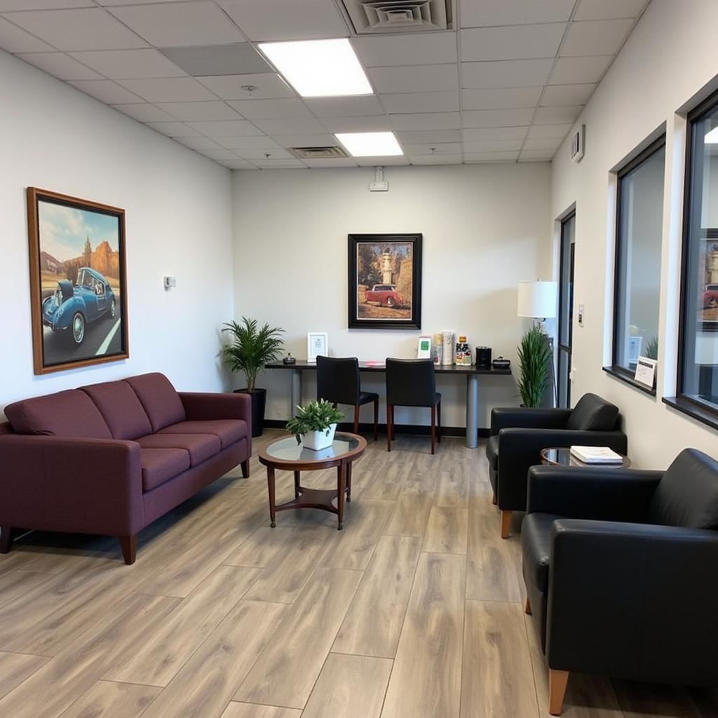 Paramount Auto Service West Customer Waiting Area